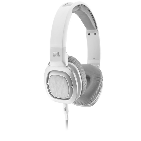 JBL J55i On Ear - слушалки с микрофон за iPhone, iPod, iPad и мобилни устройства (бели)