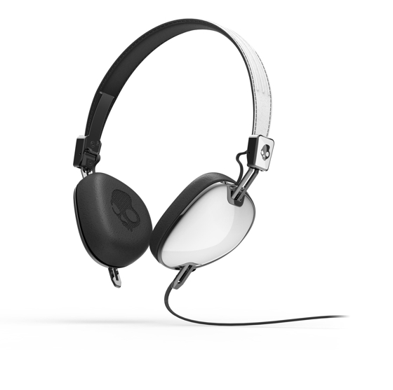 Skullcandy Navigator Headphones - слушалки с микрофон и контрол на звука за Мобилни устройства (бял)