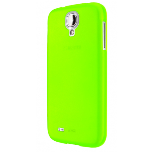 Artwizz SeeJacket® Clip Neon - поликарбонатов кейс за Samsung Galaxy S4 (зелен-прозрачен)