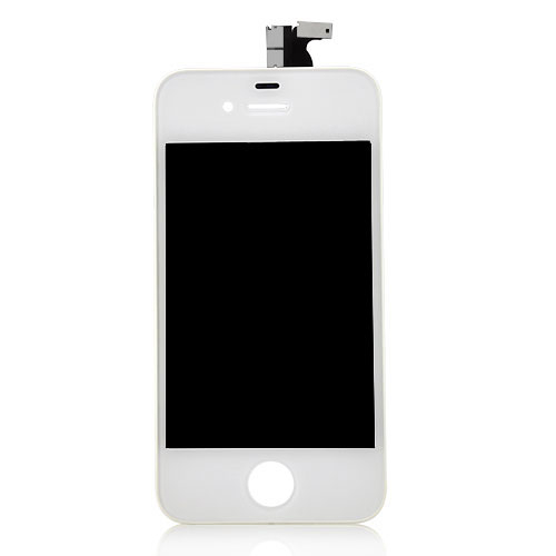 OEM iPhone 4S Display Unit - резервен дисплей за iPhone 4S (пълен комплект) - бял