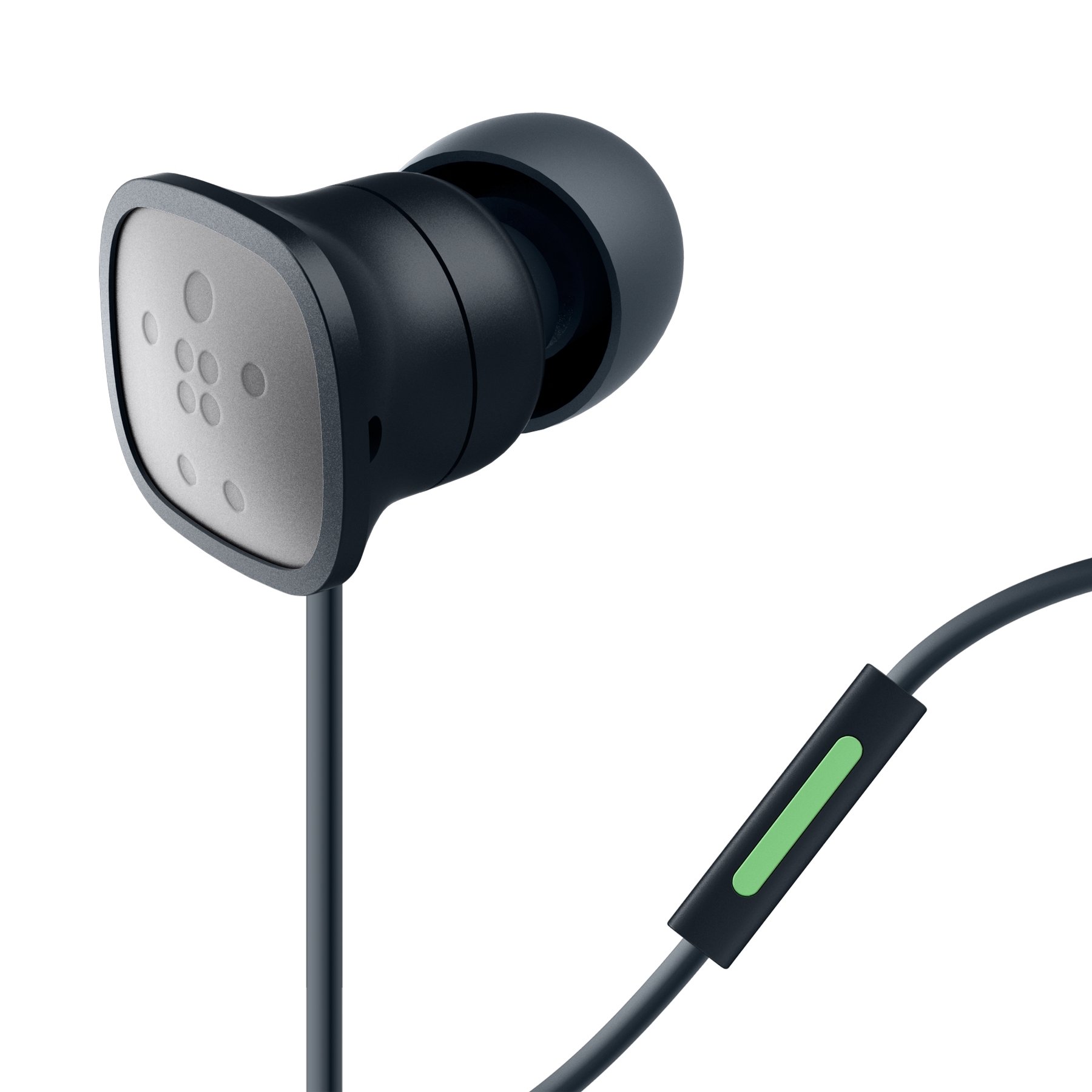 Belkin PureAV 006 - слушалки с микрофон и управление на  звука за iPhone и мобилни устройства (черен)