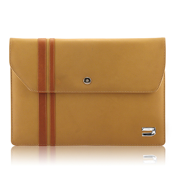 Urbano Leather Envelope Case - кожен калъф (естествена кожа) за MacBook Air 13 и лаптопи до 13 ин. (кафяв)