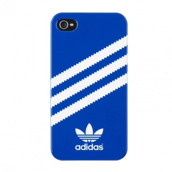 Adidas Hard Case - твърд кейс за iPhone 5C (син-бял)