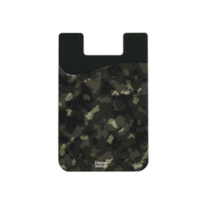 Out Of Style Phone Wallet Camo - практичен силиконов джоб, прикрепящ се към гърба на вашето мобилно устройство (камуфлаж)