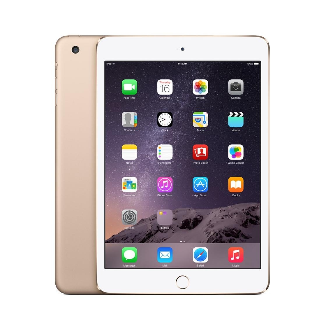 Apple iPad Mini Retina Display 3 Wi-Fi + 4G, 16GB, 7.9 in. (gold) Price