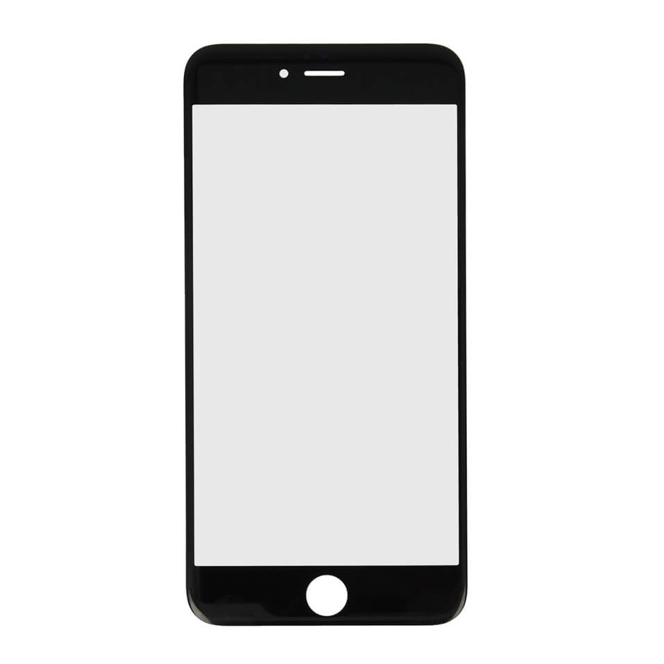 Apple iPhone 6 Plus, iPhone 6S Plus Glass - оригинално калено външно стъкло за iPhone 6 Plus, iPhone 6S Plus (черен)