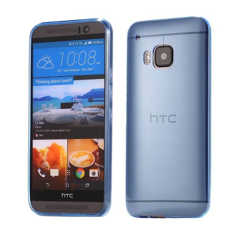 Ultra-Slim Case - тънък силиконов (TPU) калъф (0.3 mm) за HTC One 3 M9 (син)