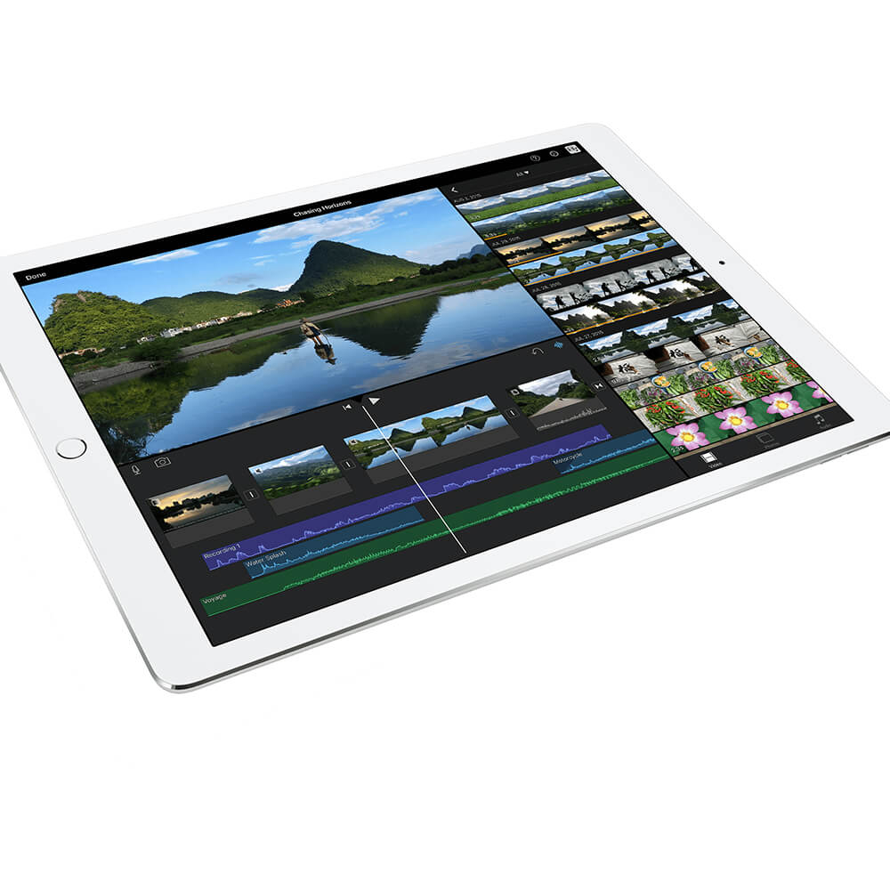 Apple iPad Pro Wi-Fi, 128GB, 12.9 инча, Touch ID (тъмносив), Тъмносив