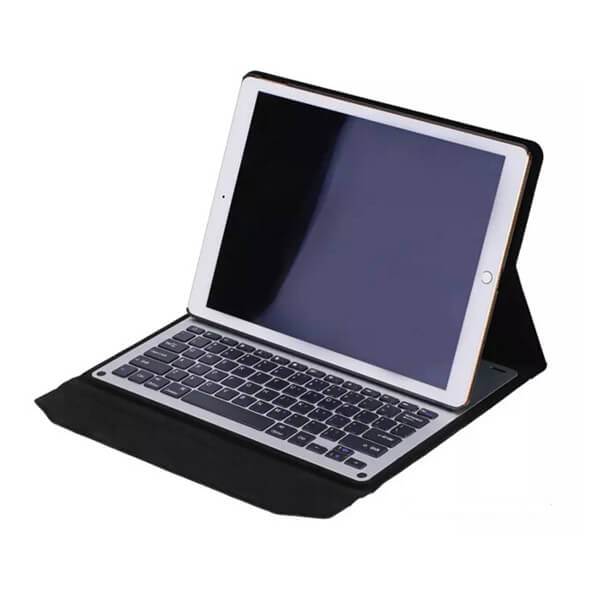 Smart Keyboard Stand Case - полиуретанов калъф, клавиатура и поставка за iPad Pro 12.9 (2015) и iPad Pro 12.9 (2017) (черен)