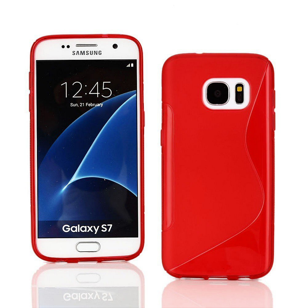 Samsung galaxy s7 чехлы купить. Samsung Galaxy s7 красный. Samsung s7 чехол. Чехлы на самсунг галакси s7. Чехол Galaxy s7 TPU S-line.