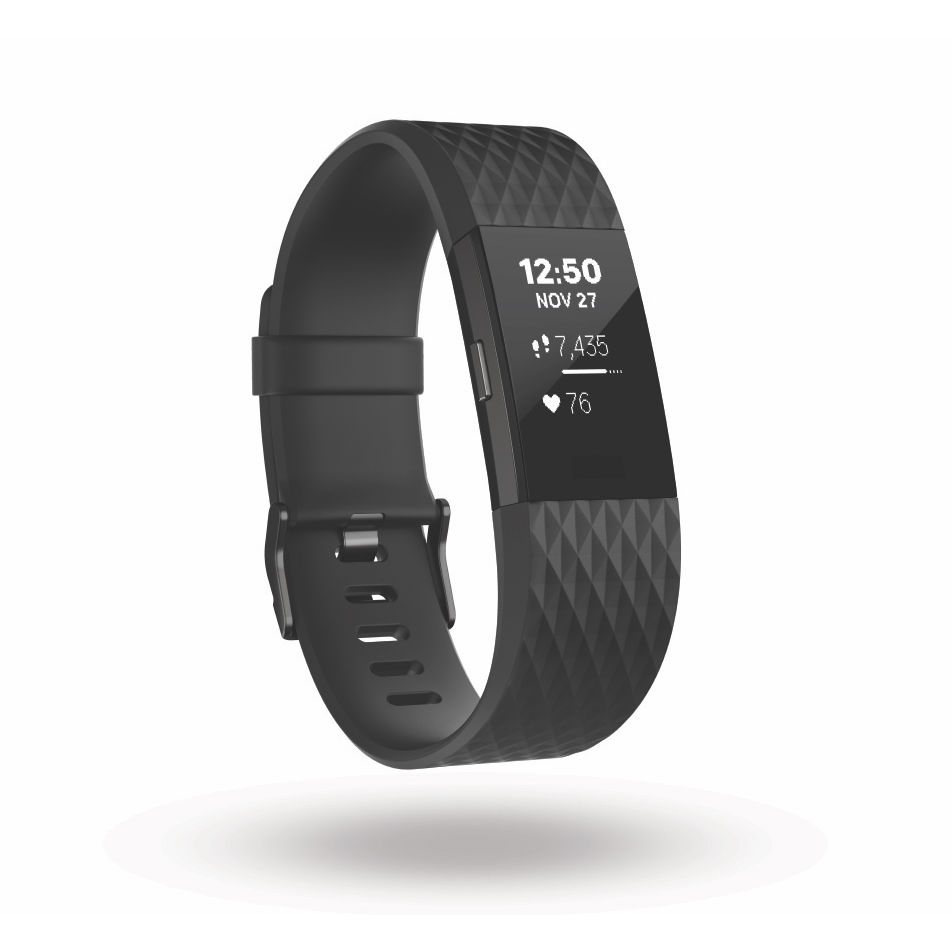 Fitbit Charge 2 Black Gunmetal Small Size Wireless Activity and Sleep ...