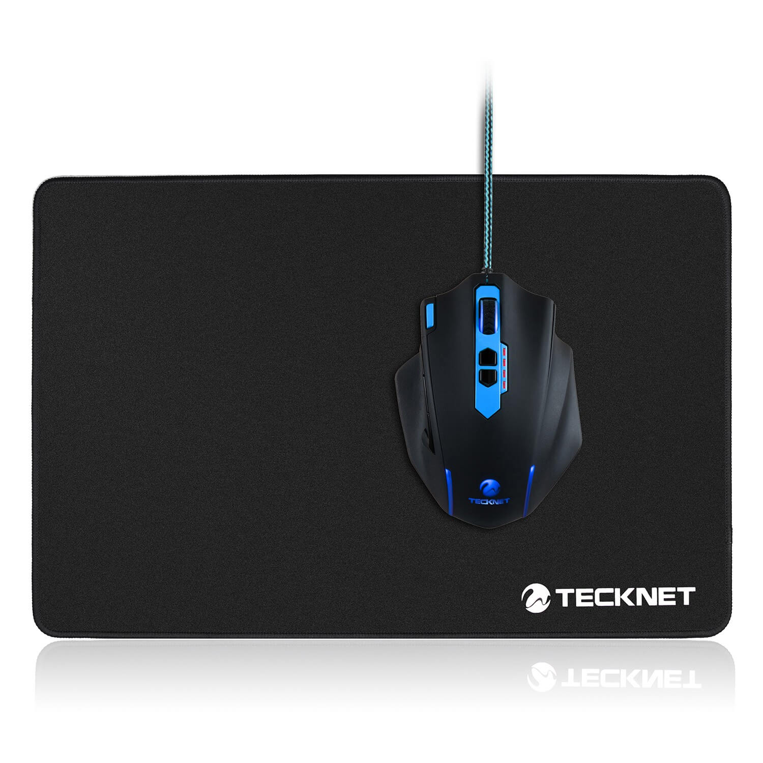 TECKNET Gaming Office Mouse Pad Mat Mousepad with Wrist Support Purple