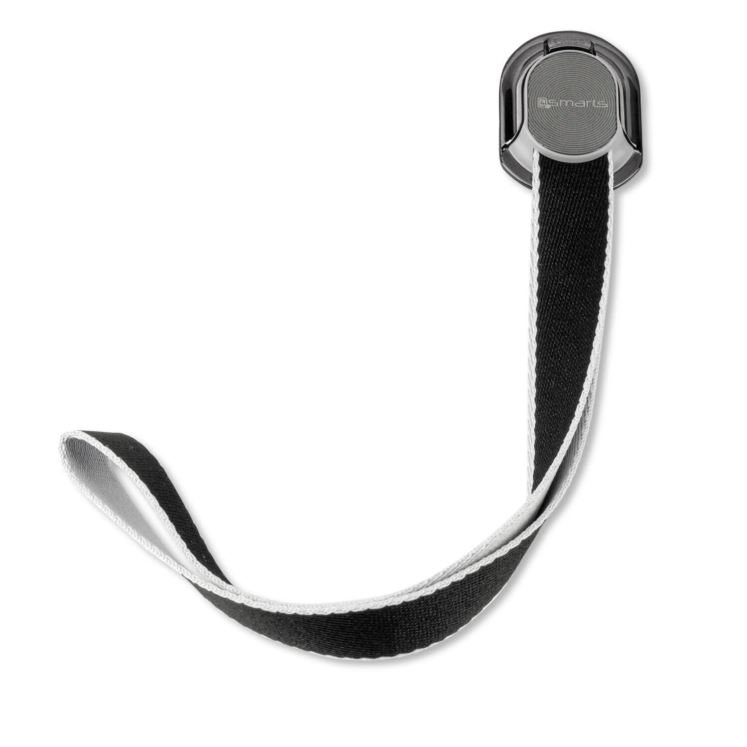 4smarts Loop-Guard Wrist Strap - каишка за китката против изпускане на вашия смартфон (черен-сребрист)