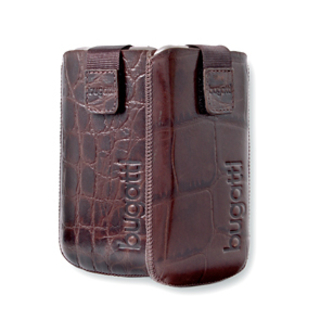 Bugatti SlimCase Croco Leather Case size S - кожен калъф за мобилни устройства