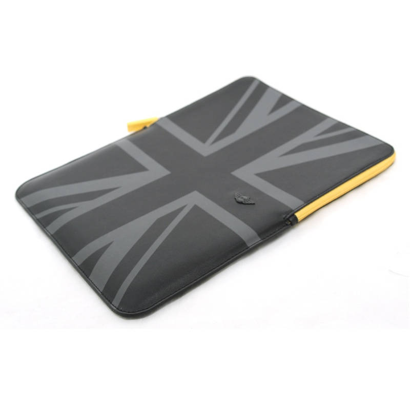 Mini Cooper UK Flag Neoprene Sleeve - неопренов калъф за iPad и таблети до 10 инча (черен)