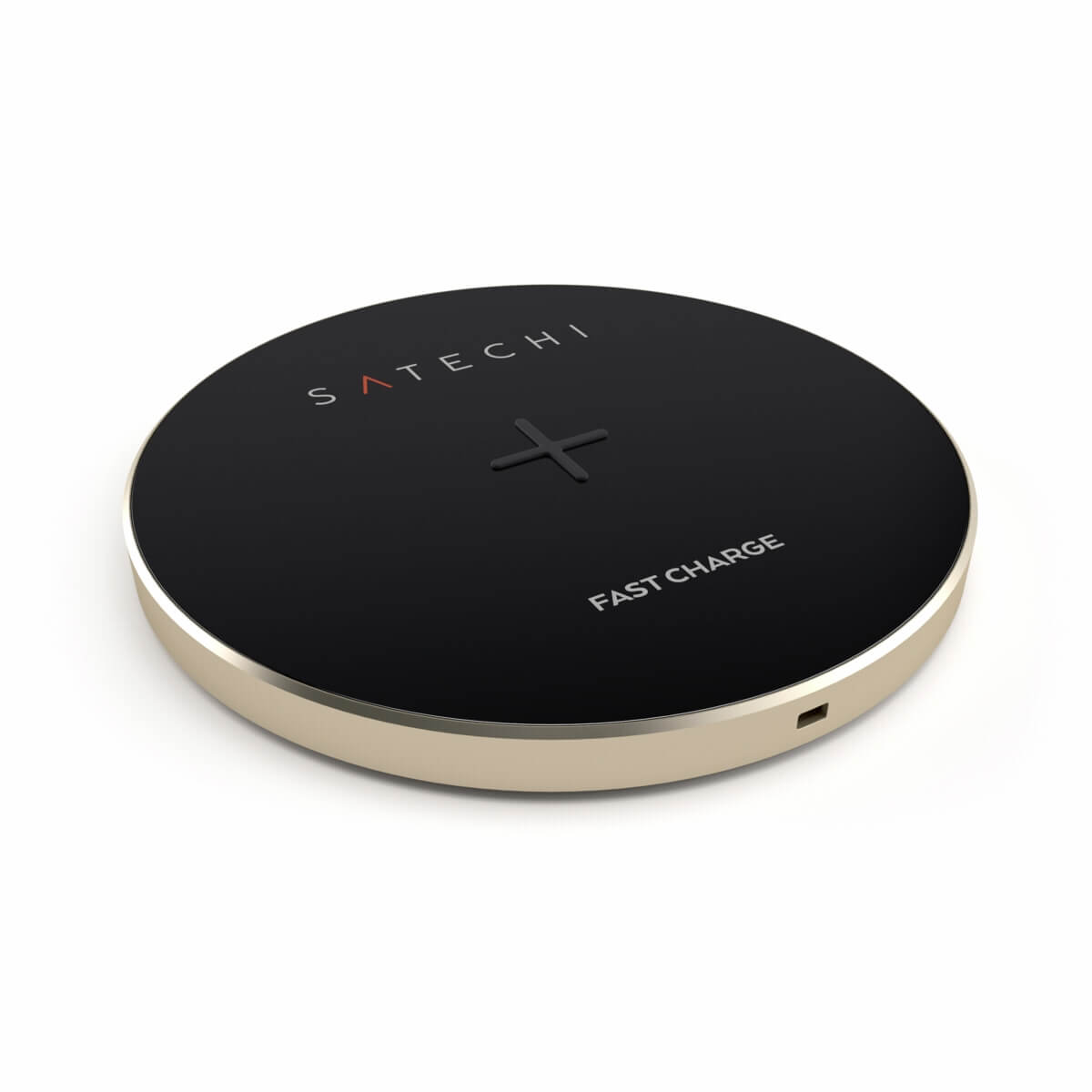Satechi Wireless Charging Pad Fast Charge - поставка (пад) за безжично захранване за QI съвместими устройства (златист)