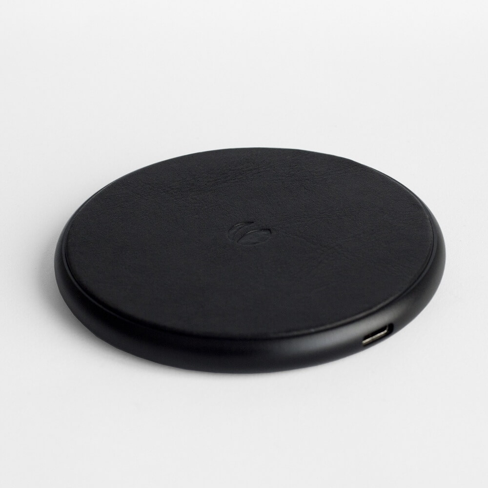 Krusell Sunne Wireless Charger - поставка (пад) за безжично захранване за QI съвместими устройства (черен)