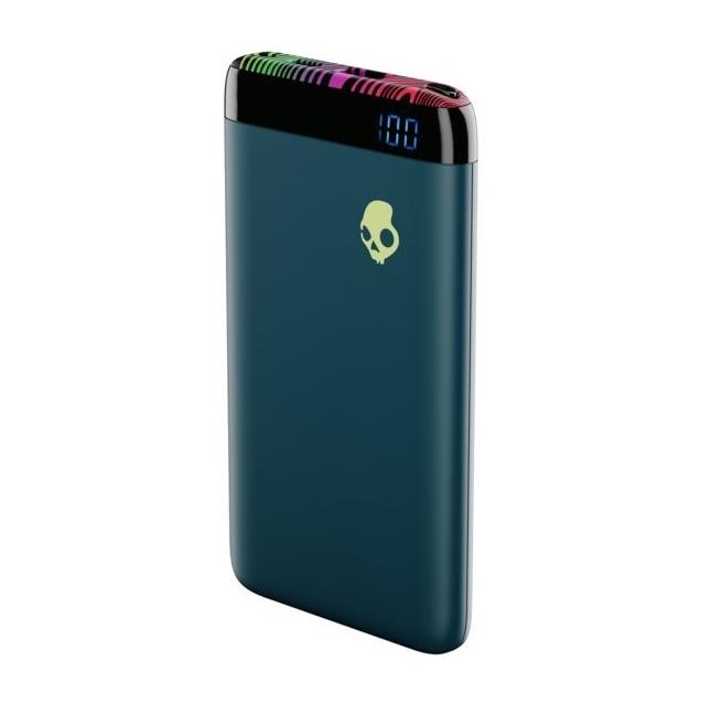 Skullcandy Portable USB-C Battery Pack 6000mAh - дизайнерска външна батерия с USB и USB-C изходи (тъмносин)