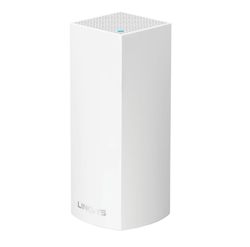 Linksys Velop AC2200 Intelligent Mesh WiFi System, Tri-Band - интелигентна мрежова WiFi (рутер) система (1 брой) (бял)