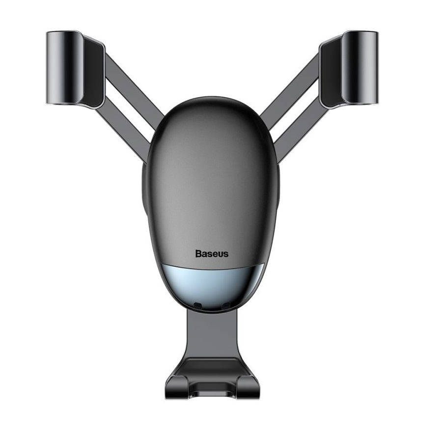 Baseus Mini Gravity Car Vent Mount - поставка за радиатора на кола за смартфони с дисплеи до 6 инча (черна)