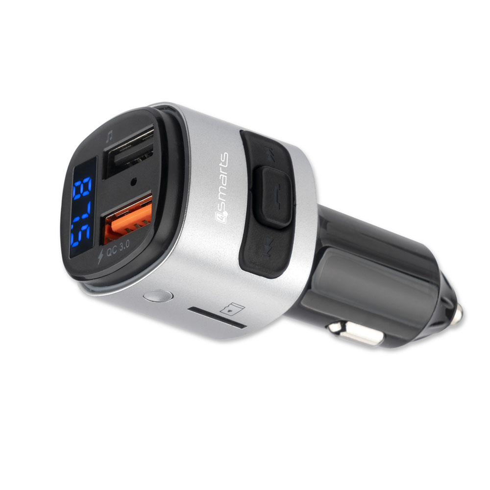4smarts Media Assist Car Charger With Fm Transmitter And Media In Black Price Dice Bg