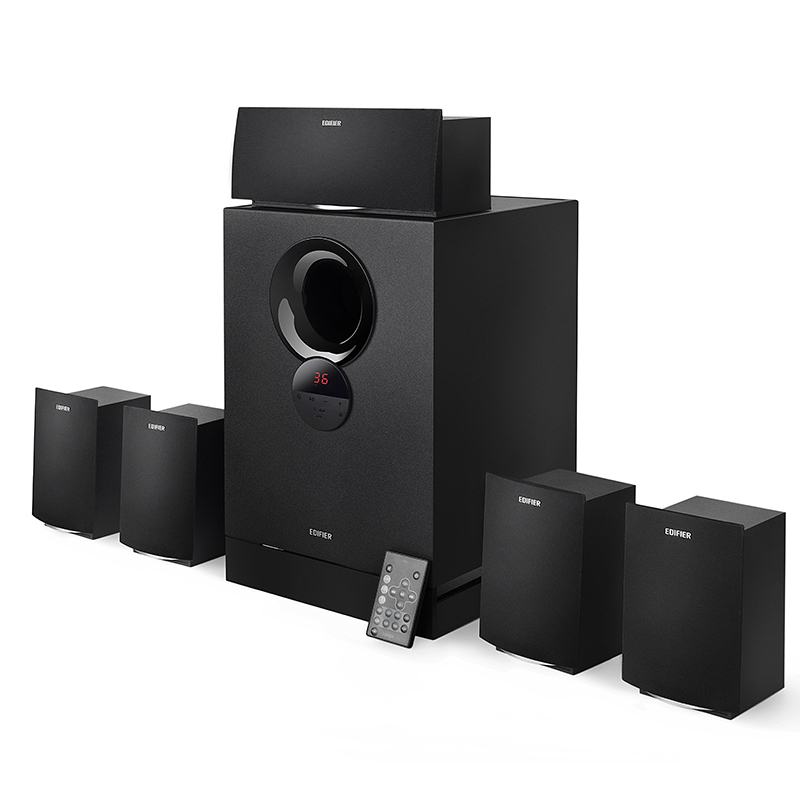 Edifier R501T III Versatile 5.1 speaker system with SD card and 