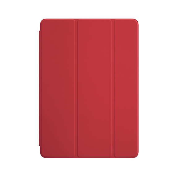 Apple Smart Cover - оригинално полиуретаново покритие за iPad Air, iPad Air 2, iPad 6 (2018), iPad 5 (2017) (червен) 