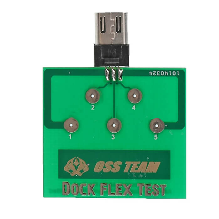 MicroUSB Dock Pin Test Board - тестова платка за microUSB конектори