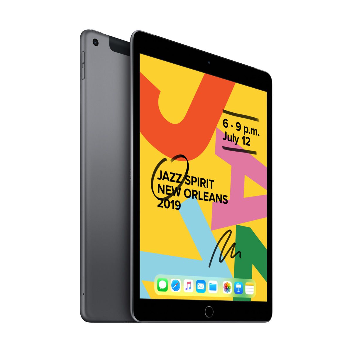 タブレット35023T  iPad7世代 32GB silver Wi-Fi ジャンク品