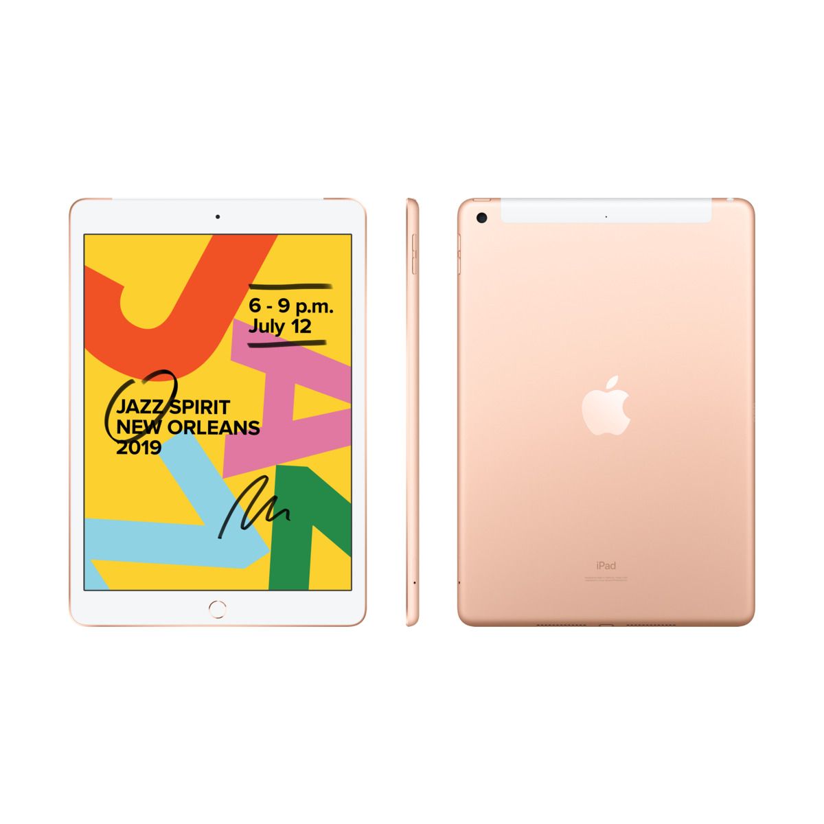 Apple iPad  10.2インチ, Wi-Fi, 32GB, ゴールド