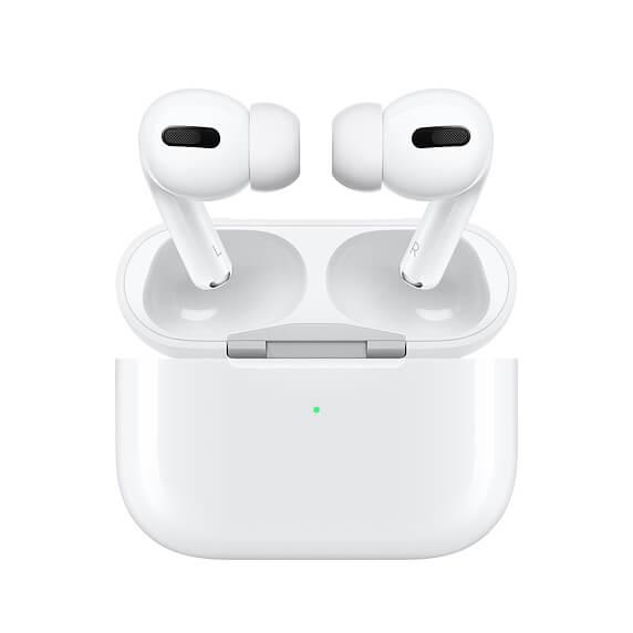 Apple AirPods Pro - оригинални уникални безжични слушалки с кейс за безжично зареждане