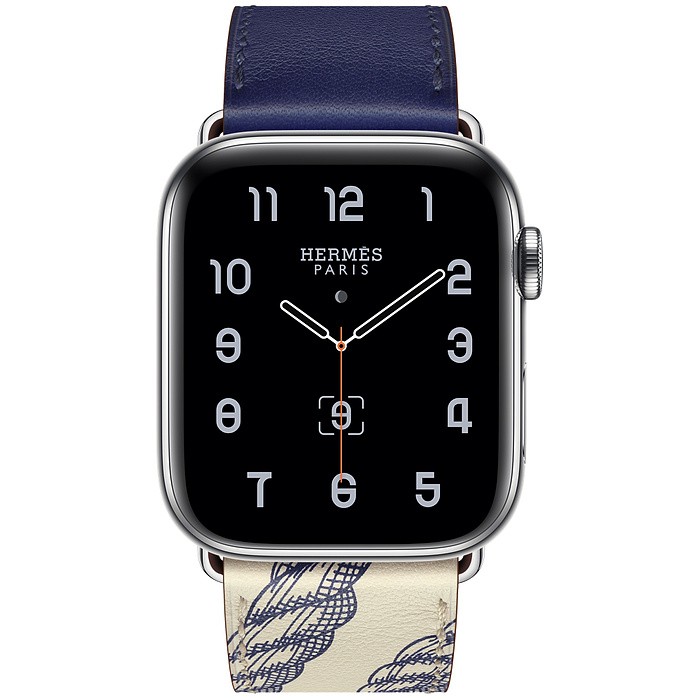 Apple Watch Hermès Series 5, 44mm Encre/Béton Stainless Steel Case with  Single Tour, GPS + Cellular Price — Dice.bg