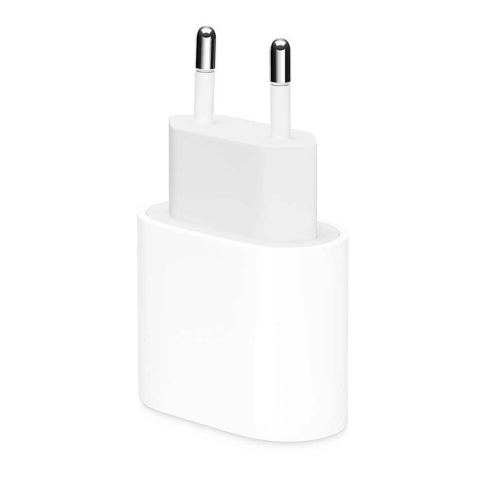 Apple 20W USB-C Power Adapter - оригинално захранване за iPhone, iPad и устройства с USB-C порт (ритейл опаковка)