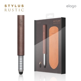Elago Stylus Pen Rustic - дървена писалка за iPhone, iPad, iPod и капацитивни дисплеи (лешник)
