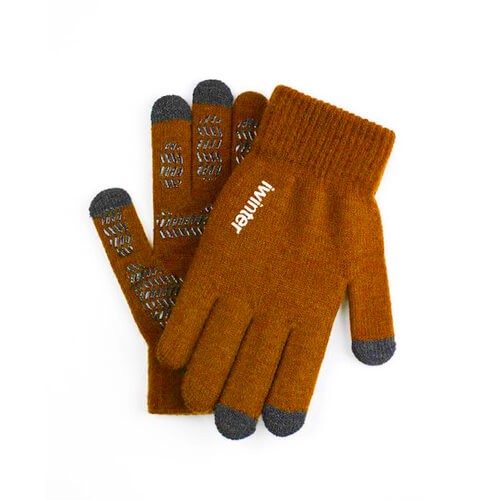 iWinter Gloves Touch Unisex Size S/M - зимни ръкавици за тъч екрани S/M размер (оранжев)