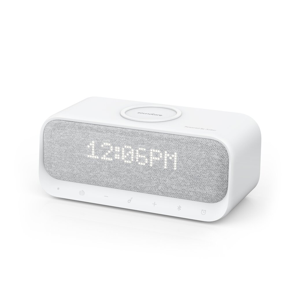 Anker SoundCore Wakey Wireless Bluetooth Speaker, Clock, Alarm, FM