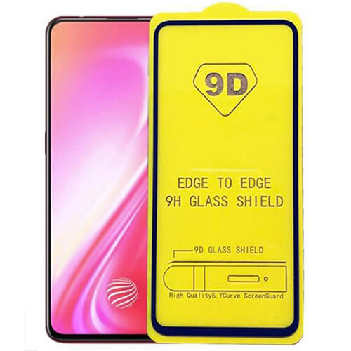 Premium Full Glue 9D Edge to Edge Tempered Glass - обхващащо и ръбовете стъклено защитно покритие за дисплея на Samsung Galaxy S21 (черен)