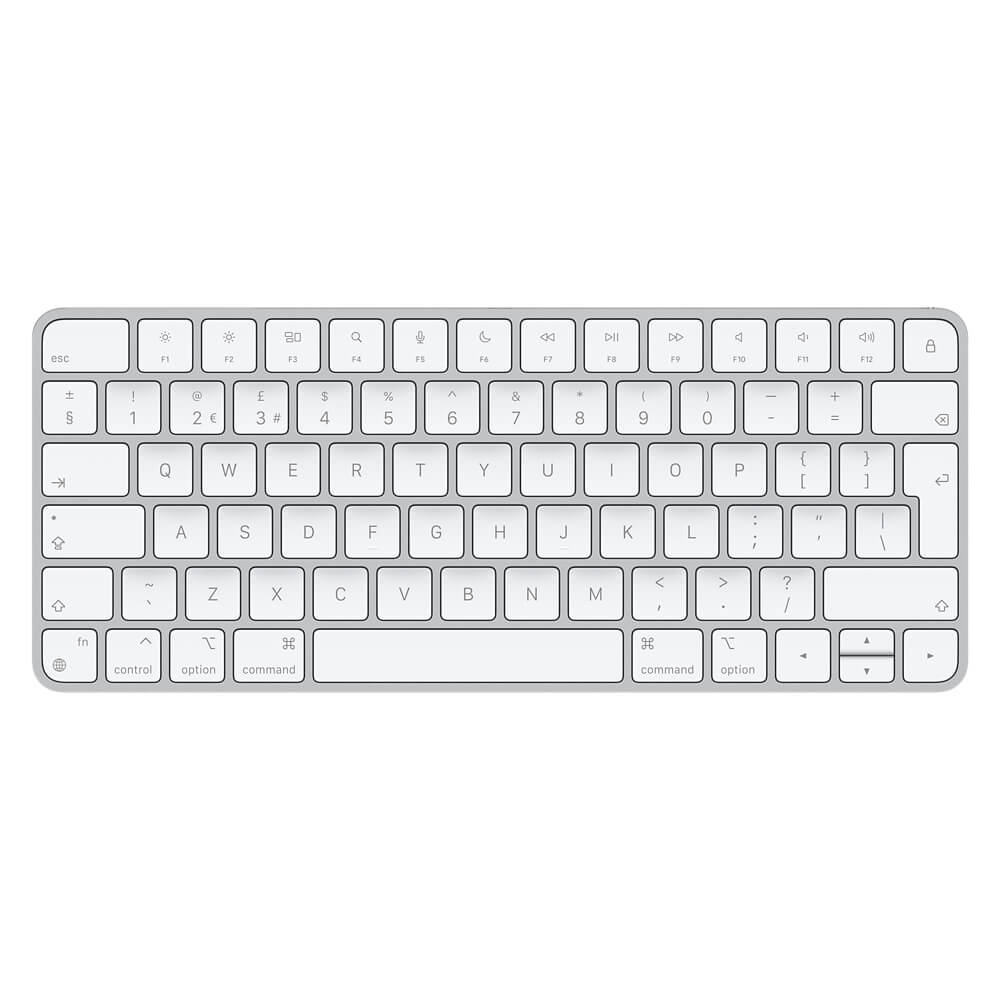 Apple Magic Wireless Keyboard BG - безжична клавиатура за iPad и MacBook (сребрист-бял) (модел 2021)