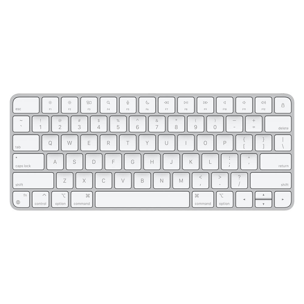 Apple Magic Wireless Keyboard US English - безжична клавиатура за iPad и MacBook (сребрист-бял) (модел 2021)
