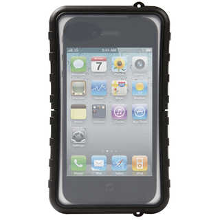 Krusell SEaLABox L - универсален водоустойчив калъф за iPhone и мобилни телефони (черен)