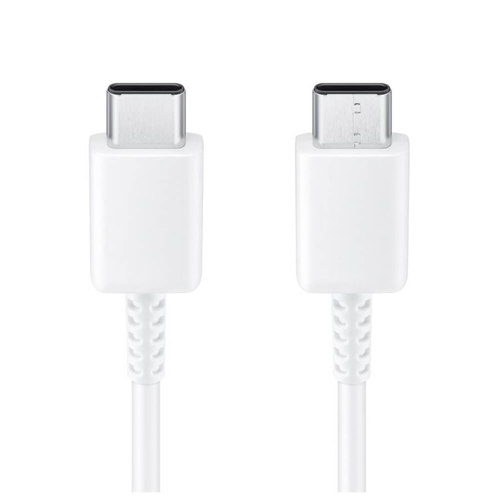 Samsung USB-C to USB-C Cable EP-DA705BWE - кабел за устройства с USB-C порт (100 см) (бял) (bulk)