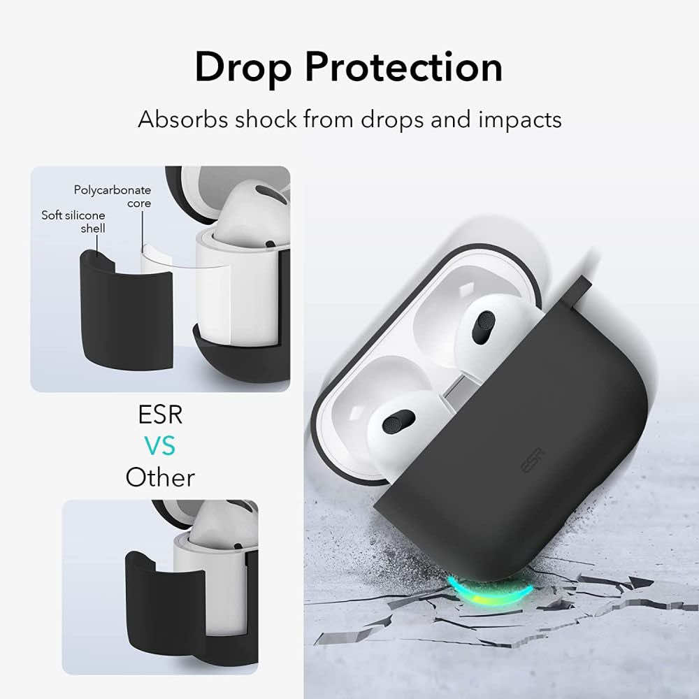 Bounce AirPods Pro Carrying Case Black