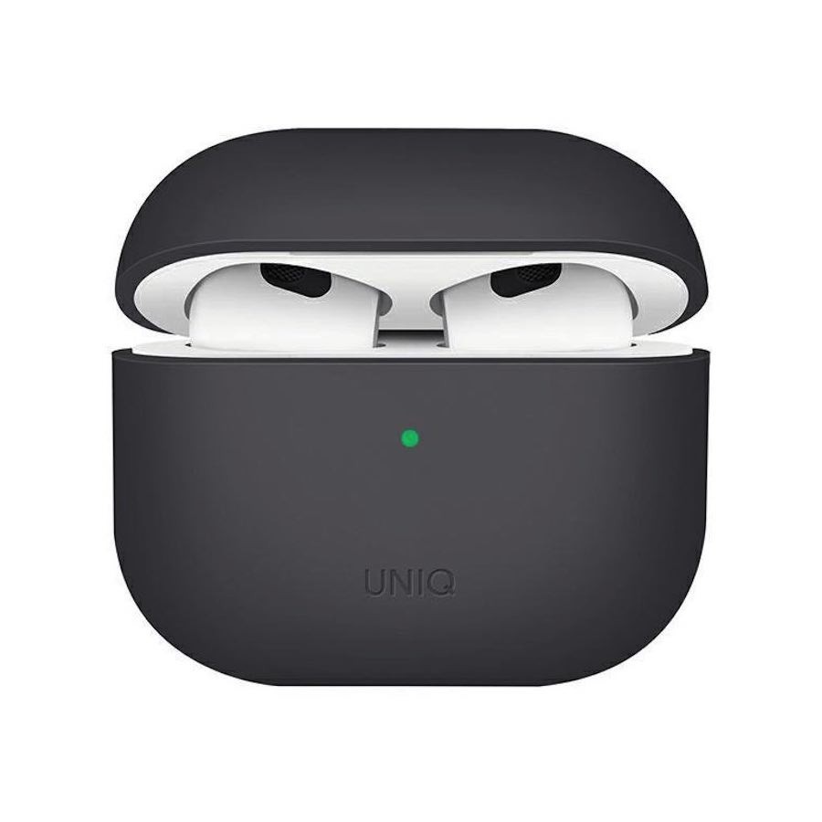 Uniq AirPods Lino Silicone Case Apple AirPods (black), black Price — 