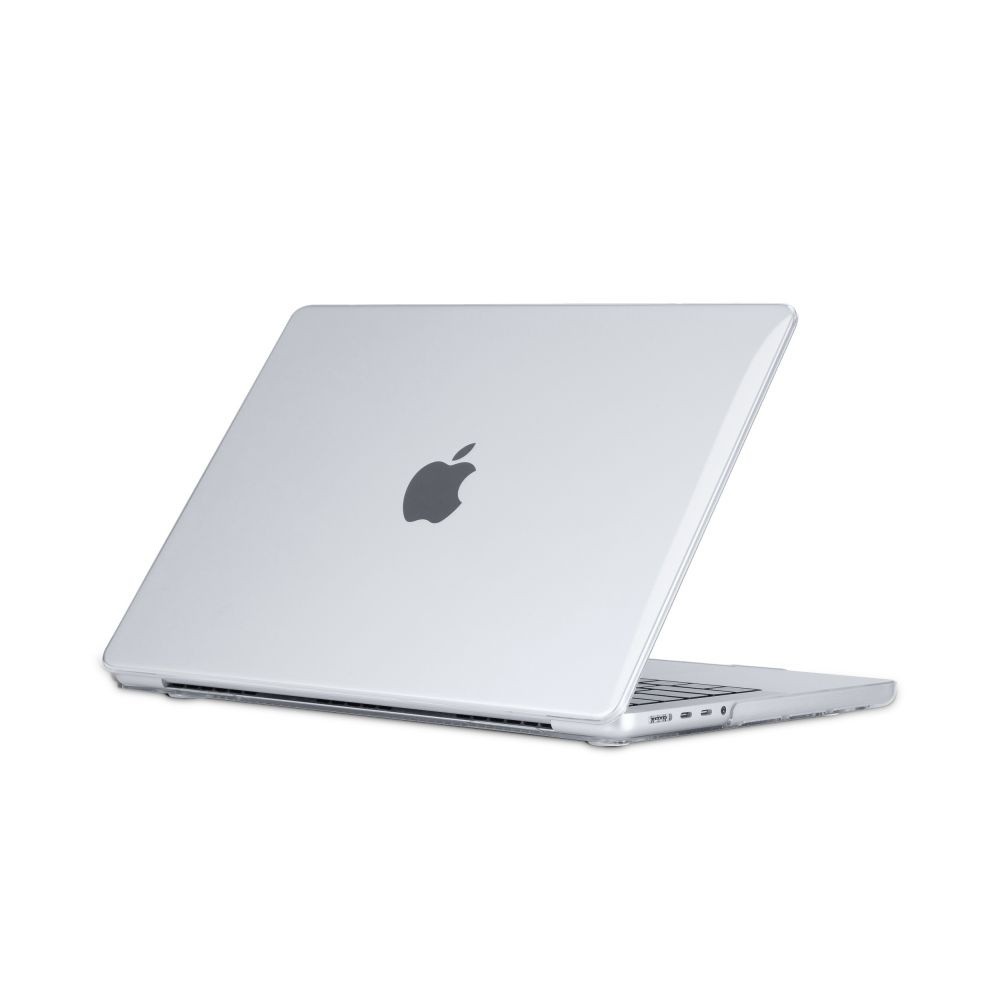 JC SmartShell Case - предпазен кейс за MacBook Pro 14 M1 (2021), MacBook Pro 14 M2 (2023) (прозрачен)