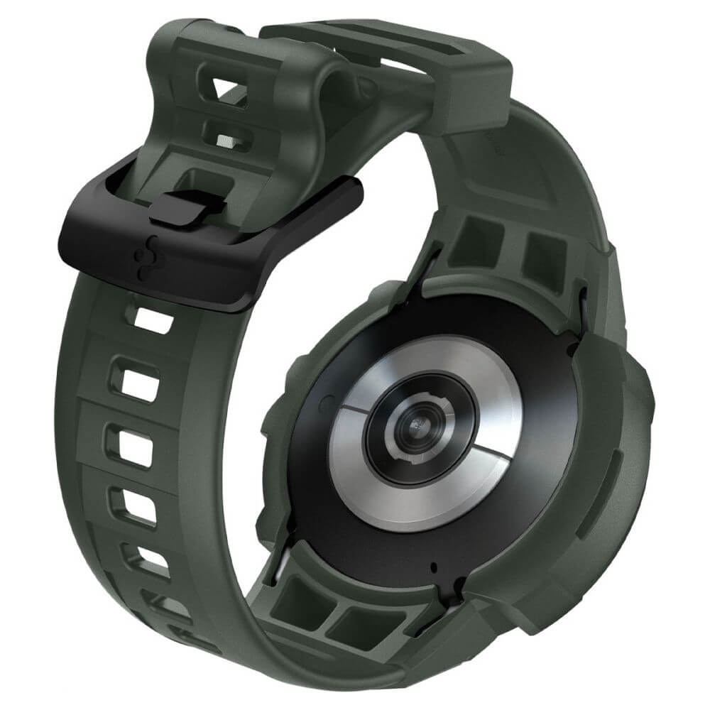 Spigen Rugged Armor Pro Case for Samsung Galaxy Watch 5, Galaxy Watch 4 44mm (military green