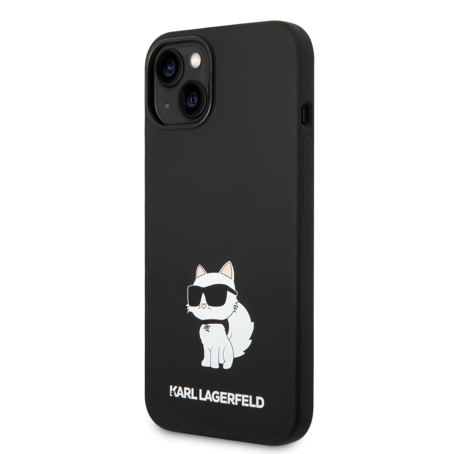 Karl Lagerfeld Liquid Silicone Choupette NFT Case for iPhone 14 (black ...
