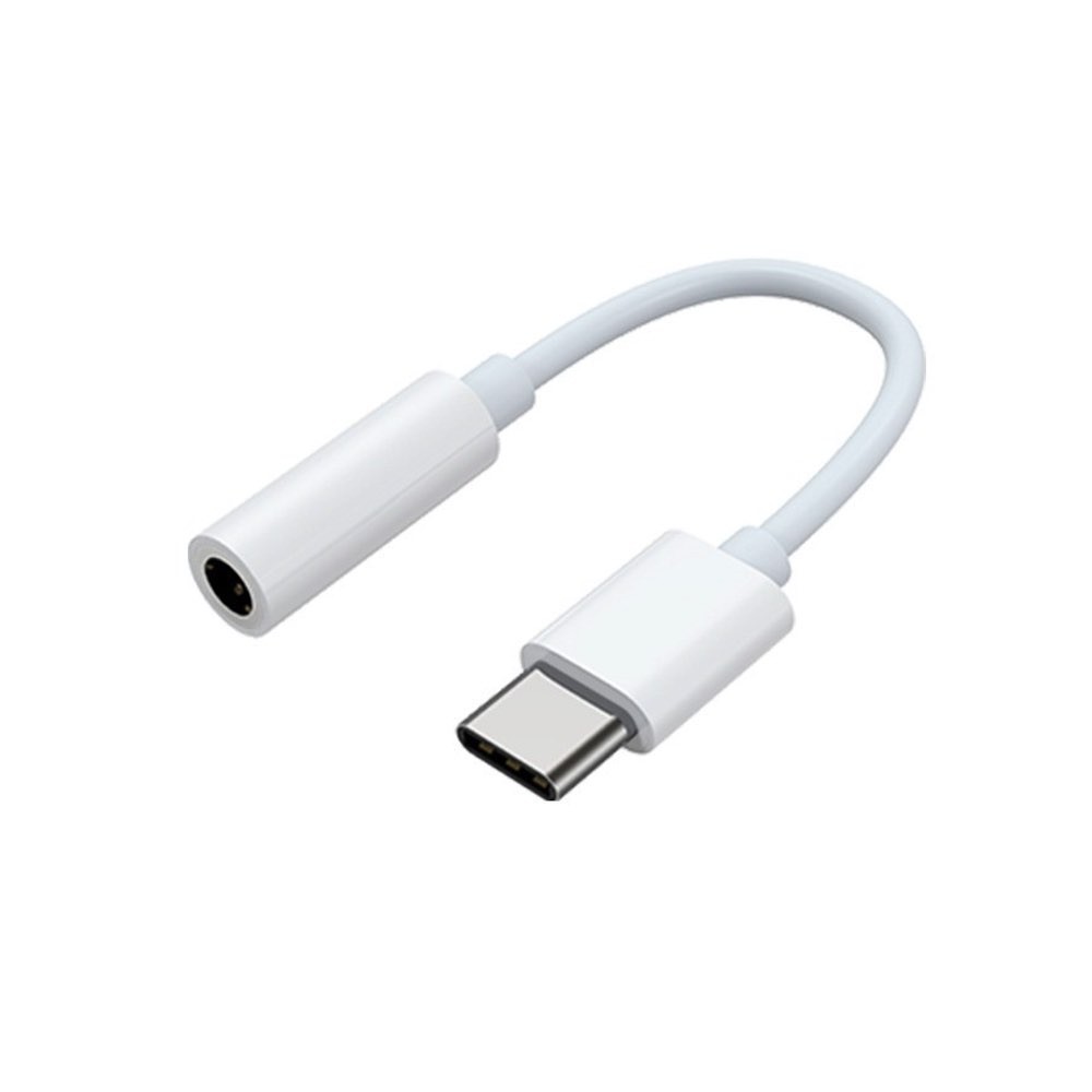 Samsung Alook USB-C to 3.5 mm Adapter GP-TGU022MV - оригинален пасивен адаптер от USB-C към 3.5 мм за устройства с USB-C порт (бял) (retail опаковка)