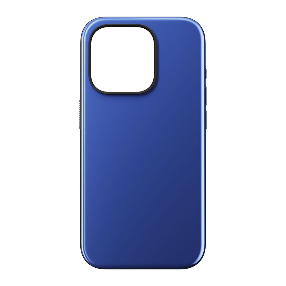 Nomad Sport Case - хибриден удароустойчив кейс с MagSafe за iPhone 15 Pro (син)