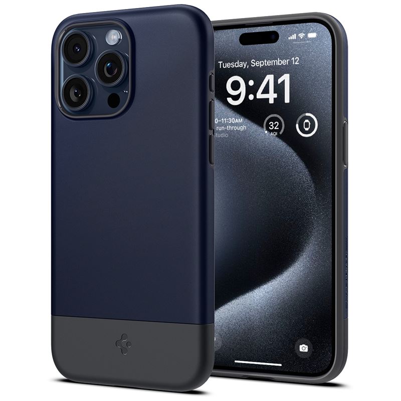 Spigen Style Armor MagSafe Case for iPhone 15 Pro Max (midnight indigo),  darkblue Price —