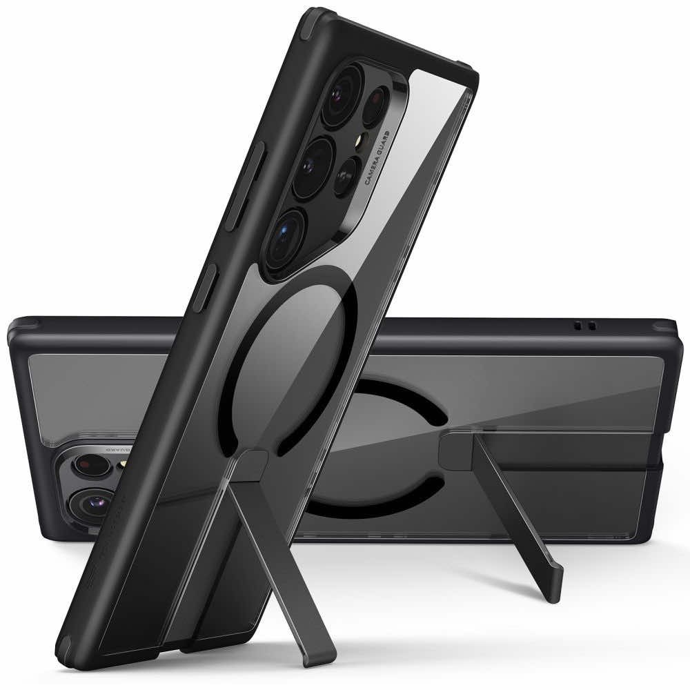 ESR Flickstand Boost HaloLock MagSafe Case for Samsung Galaxy S24 Ultra  (black-clear) Price —